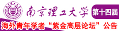 老年人抠逼视频南京理工大学第十四届海外青年学者紫金论坛诚邀海内外英才！